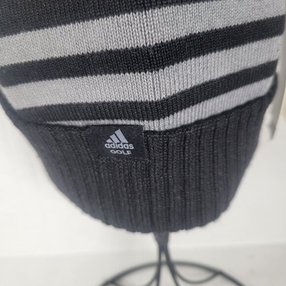 Adidas Golf Outdoor Workout Athleisure Athletic Cold Ready Knit Beanie With Pom - Picture 4 of 6